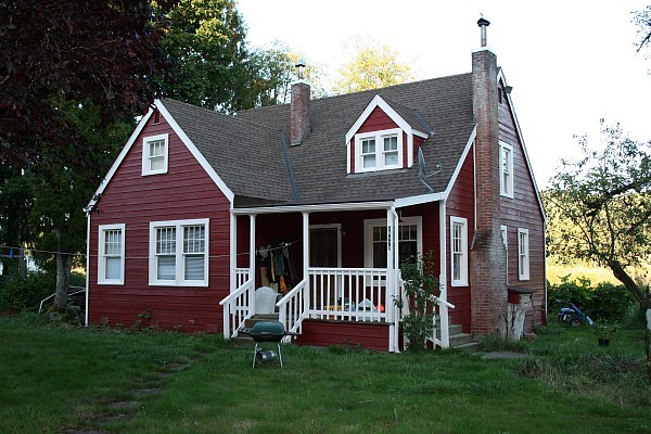 Farmhouse after painting by Dough Engel